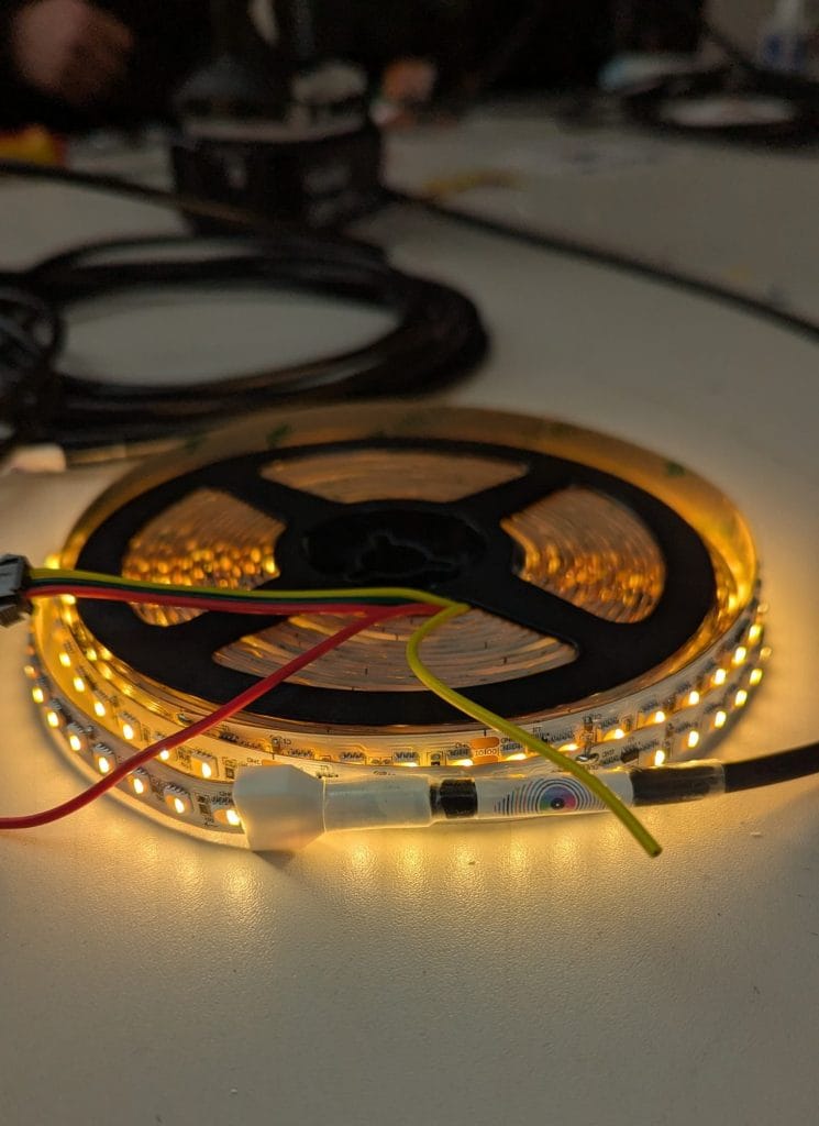 pre-soldered, pre-addressed LED kit